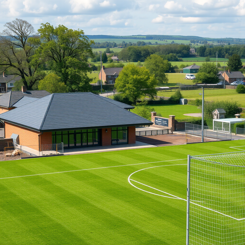 Oxfordshire town's controversial football pavilion 'near the finish line'